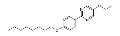 5-ethoxy-2-(4-octyloxyphenyl)-pyrimidine结构式