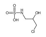 (3-chloro-2-hydroxypropyl)sulfamic acid Structure