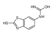 (9CI)-(2,3-二氢-2-硫氧代-6-苯并噻唑)-脲结构式