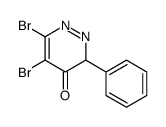 5,6-Dibromo-3-phenylpyridazin-4(3H)-one结构式