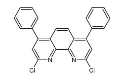 2,9-dichloro-4,7-diphenyl-1,10-phenanthroline structure