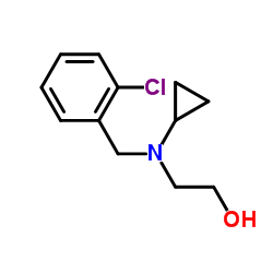 2-[(2-Chlorobenzyl)(cyclopropyl)amino]ethanol结构式