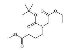 4-[N-Boc-N-(2-乙氧基-2-氧代乙基)氨基]丁酸甲酯图片