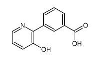 3-(3-hydroxypyridin-2-yl)benzoic acid结构式