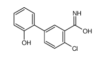 2-chloro-5-(2-hydroxyphenyl)benzamide结构式