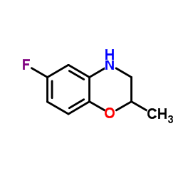 6-Fluoro-2-methyl-3,4-dihydro-2H-1,4-benzoxazine Structure