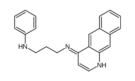 N'-benzo[g]quinolin-4-yl-N-phenylpropane-1,3-diamine Structure