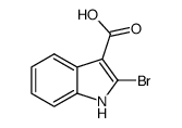 2-bromo-1H-indole-3-carboxylic acid Structure