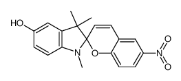 1',3'-dihydro-5'-hydroxy-1',3',3'-trimethyl-6-nitrospiro[2H-1-benzopyran-2,2'-(2H)-indole] Structure