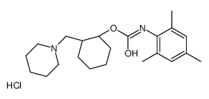 [(1R,2S)-2-(piperidin-1-ylmethyl)cyclohexyl] N-(2,4,6-trimethylphenyl)carbamate,hydrochloride Structure