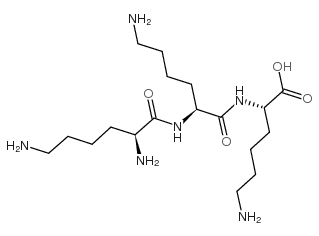 H-Lys-Lys-Lys-OH acetate salt structure