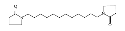 1,12-bis[N,N'-(pyrrolidin-2-on-1-yl)]dodecane Structure