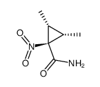 Cyclopropanecarboxamide, 2,3-dimethyl-1-nitro-, (1alpha,2alpha,3alpha)- (9CI)结构式