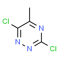 3,6-Dichloro-5-methyl-1,2,4-triazine structure