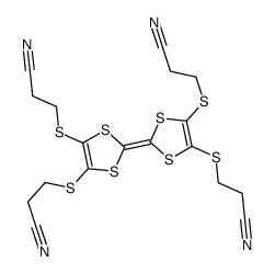 2,3,6,7-Tetrakis(2-cyanoethylthio)tetrathiafulvalene picture