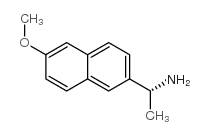 2-Naphthalenemethanamine, 6-methoxy-a-methyl-, (aR)- Structure