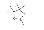 4,4,5,5-tetramethyl-2-(prop-2-yn-1-yl)-1,3,2-dioxaborolane结构式