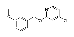 4-chloro-2-[(3-methoxyphenyl)methoxy]pyridine Structure