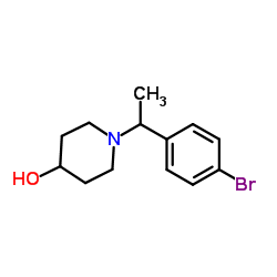 1-[1-(4-Bromophenyl)ethyl]-4-piperidinol图片