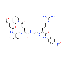 Suc-Ile-Glu(γ-pip)-Gly-Arg-pNA hydrochloride图片