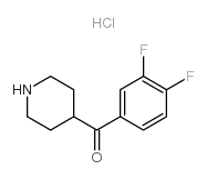 (3,4-二氟苯基)(哌啶-4-基)甲酮盐酸盐图片