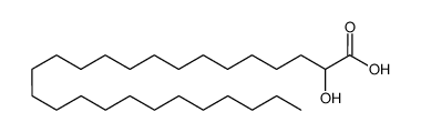 2-hydroxyhexacosanoic acid Structure