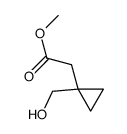 Methyl 1-hydroxymethyl cyclopropane acetate Structure