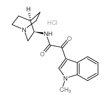 (R)-N-(1-AZABICYCLO[2.2.2]OCT-3-YL)-2-(1-METHYL-1H-INDOL-3-YL)-2-(1-METHYL-1H-INDOL-3-YL)-2-OXOACETAMIDE HYDROCHLORIDE picture