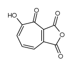 6-hydroxy-7-oxo-cyclohepta-1,3,5-triene-1,2-dicarboxylic acid-anhydride结构式