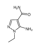 1H-Pyrazole-4-carboxamide,5-amino-1-ethyl-(9CI) structure