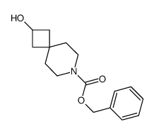 Benzyl 2-hydroxy-7-azaspiro[3.5]nonane-7-carboxylate structure