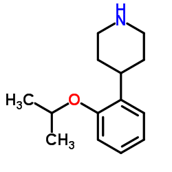 4-(2-Isopropoxyphenyl)piperidine结构式