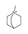 1-methyl-1-azoniabicyclo[2.2.2]octane结构式