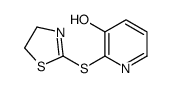 2-(3-hydroxy-2-pyridyl)-2-thiothiazoline结构式