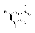 5-溴-1-甲基-3-硝基吡啶-2(1h)-酮结构式