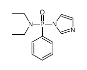 N,N-Diethyl-p-imidazol-1-yl-p-phenyl-phosphinic amide结构式