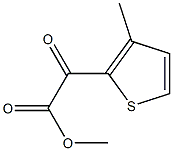 Methyl 3-methylthiophene-2-glyoxylate结构式