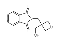 2-((3-(hydroxymethyl)oxetan-3-yl)methyl)isoindoline-1,3-dione结构式