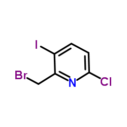 2-(Bromomethyl)-6-chloro-3-iodopyridine Structure