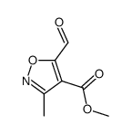 METHYL 5-FORMYL-3-METHYLISOXAZOLE-4-CARBOXYLATE结构式