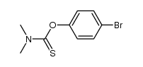 O-(4-bromophenyl) N,N-dimethylcarbamothioate Structure