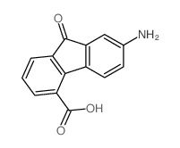 9H-Fluorene-4-carboxylicacid, 7-amino-9-oxo- Structure