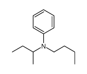 N-butan-2-yl-N-butylaniline Structure
