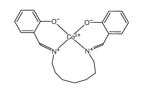 Co(N,N'-bis(salicylidene)heptanediamine) Structure