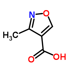 3-Methyl-4-isoxazolecarboxylic acid Structure