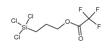 β-(trifluoroacetoxy)propyltrichlorosilane Structure