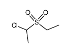 1-chloro-1-ethanesulfonyl-ethane结构式