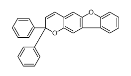 2,2-diphenyl-[1]benzofuro[2,3-g]chromene结构式