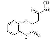 N-羟基-2-(3-氧代-3,4-二氢-2H-苯并[b][1,4]噻嗪-2-基)乙酰胺结构式