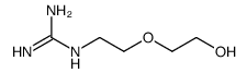 2-[2-(2-hydroxyethoxy)ethyl]guanidine结构式